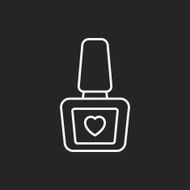 Nail polish line icon N8