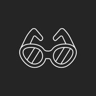 glasses line icon N19