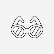 glasses line icon N21