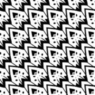 Black and white seamless pattern N71