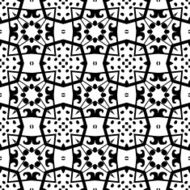 Black and white seamless pattern N80