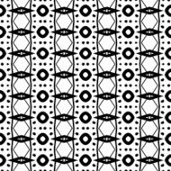 Black and white seamless pattern N83