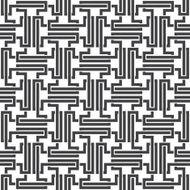 Seamless pattern of intersecting complex shapes N2