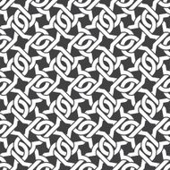 Seamless pattern of intersecting curly brackets