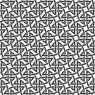 Seamless pattern of intersecting braces N3