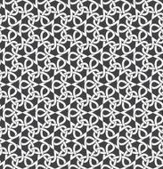 Seamless pattern of intersecting infinities
