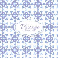 Business Card with geometric floral pattern N10