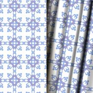 Seamless geometric floral pattern N2