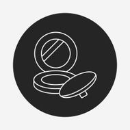 makeup powder line icon N4