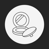 makeup powder line icon N6