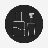 Nail polish line icon N11