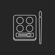 Eye shadow line icon N10