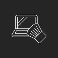 makeup powder line icon N9