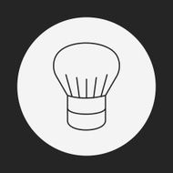 makeup brush line icon N6