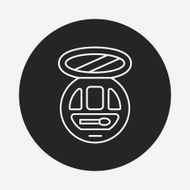 Eye shadow line icon N13