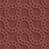Marsala color vector seamless pattern with 3D effect N12