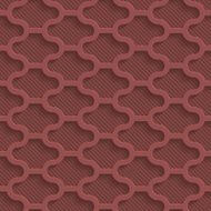 Marsala color vector seamless pattern with 3D effect N13