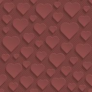 Marsala color vector seamless pattern with 3D effect N14