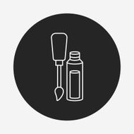 Nail polish line icon N19