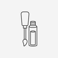 Nail polish line icon N22