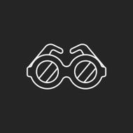 glasses line icon N23