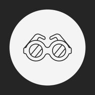 glasses line icon N24