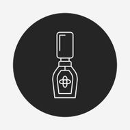 Nail polish line icon N23