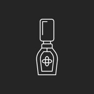 Nail polish line icon N24