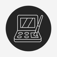 Eye shadow line icon N17