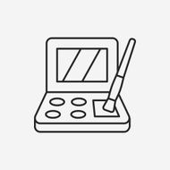 Eye shadow line icon N20