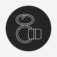 makeup powder line icon N12