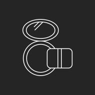 makeup powder line icon N13