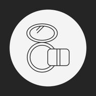 makeup powder line icon N14