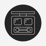 Eye shadow line icon N21