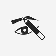 Painted eyebrows icon N5