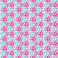 Vintage noisy textured diagonal wavy striped background Seamless pattern Vector N2