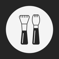 makeup brush icon N10