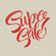 Super sale tag banner Vector illustration N5