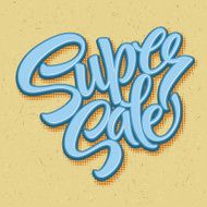 Super sale tag banner Vector illustration N6