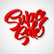 Super sale tag banner Vector illustration N7