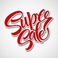 Super sale tag banner Vector illustration N8