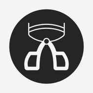 Eyelash curler icon N7