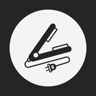 Hair curlers icon N14