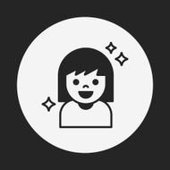 beauty girl icon N5