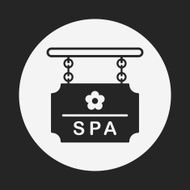 SPA signs icon N4