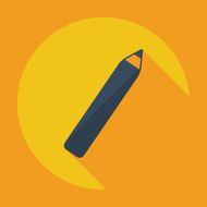 Flat modern design with shadow icon Eyeliner N2