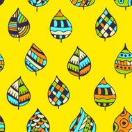 Seamless decorative pattern with leaves N3