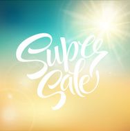 Super sale tag banner Vector illustration N10