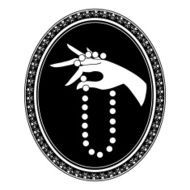 jewelry vintage label for necklace N3