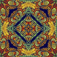 pattern of colorful abstract mandala shapes 9
